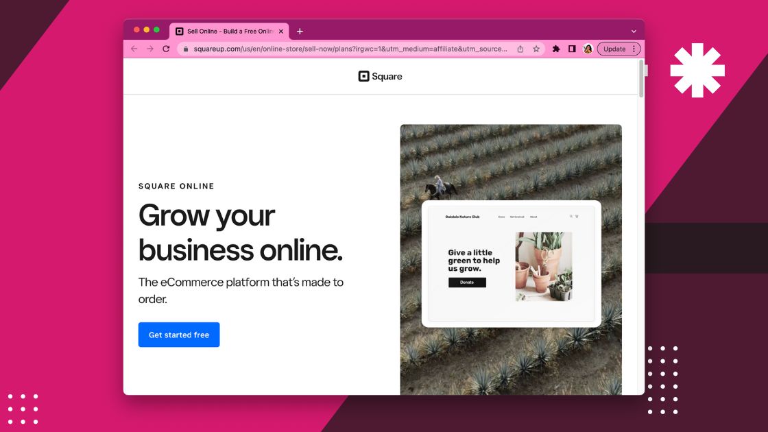 eCommerce platform - Square Online